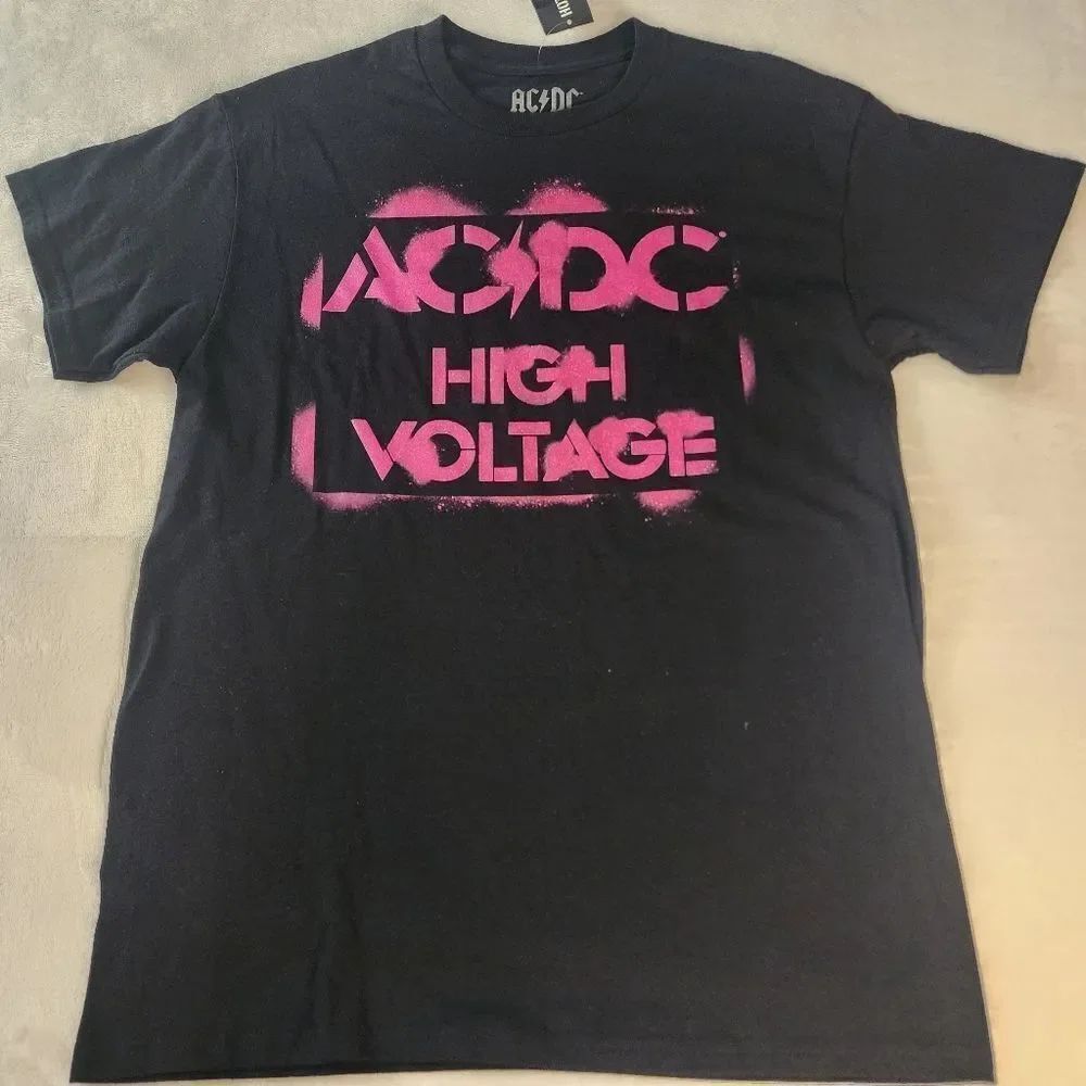 AC/DC High Voltage Tshirt With Graphics New With Tags Size Large
